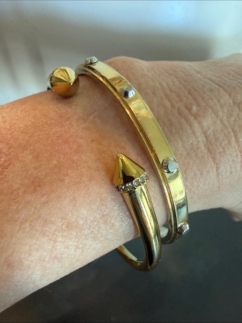 Michael kors gold silver bracelet